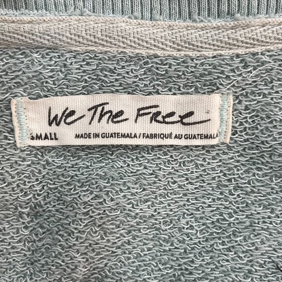 We The Free Camden Maxi Sweatshirt Dress, New, Small, Sea Glass (lght green) - Picture 7 of 7
